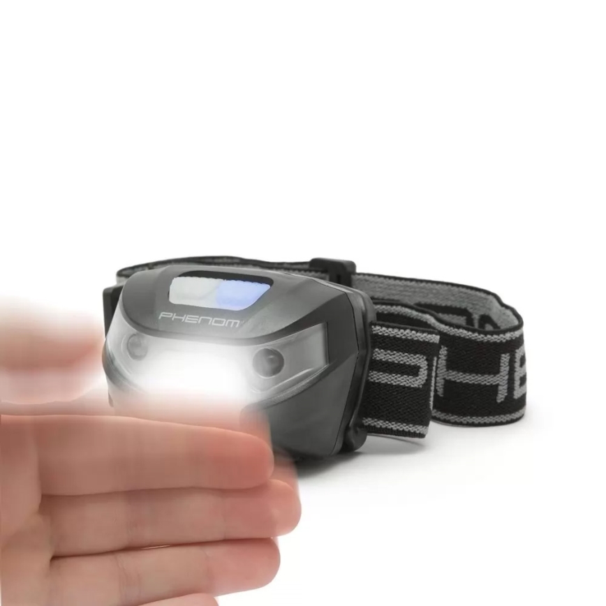 Светодиодный налобный фонарь с датчиком LED/Li-ion 1200mAh IP54