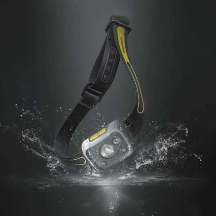 Светодиодный налобный фонарь с регулированием яркости и датчиком GP DISCOVERY CHW54 LED/3xAAA IPX5