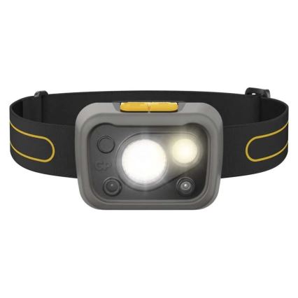 Светодиодный налобный фонарь с регулированием яркости и датчиком GP DISCOVERY CHW54 LED/3xAAA IPX5