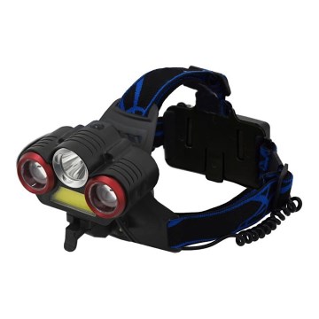Светодиодный налобный фонарь с зарядкой LED/USB 670 лм 3000 мАч