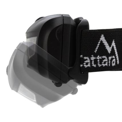 Светодиодный налобный фонарь с красным светом LED/3W/3xAAA IP44 черный