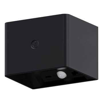 Светодиодный настенный сенсорный светильник с регулированием яркости и датчиком MIRI LED/2,5W/3,7V 3000/4000/6400K 4000 mAh черный