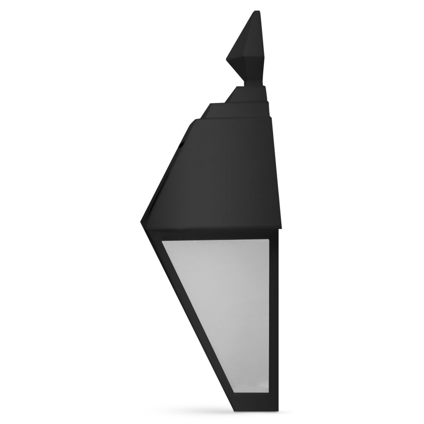 Светодиодный настенный светильниек на солнечной батарее LED/1,2V 600mAh IP44 черный