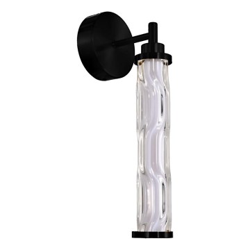 Светодиодный настенный светильник CORTE LED/10Вт/230В чёрный