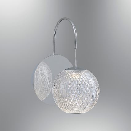 Светодиодный настенный светильник CREMONA, 5 Вт/230 В, 3000 К, матовый хром