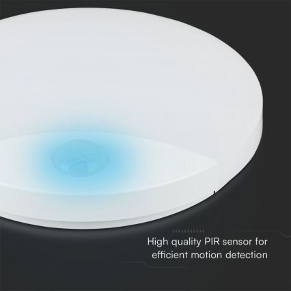 Светодиодный настенный светильник для ванной комнаты с датчиком SAMSUNG CHIP LED/15W/230V 3000/4000/6000K IP44 белый