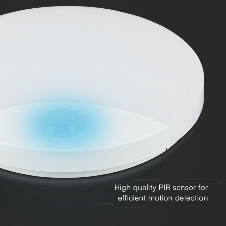 Светодиодный настенный светильник для ванной комнаты с датчиком SAMSUNG CHIP LED/15W/230V 3000/4000/6000K IP44 белый