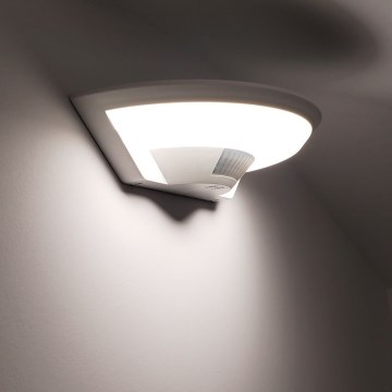Светодиодный настенный светильник для ванной комнаты с датчиком SAMSUNG CHIP LED/10W/230V 4000K IP54 белый
