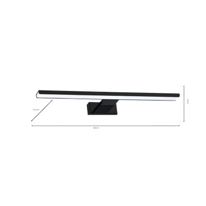 Светодиодный настенный светильник для ванной комнаты SHINE 1xLED/13,8W/230V IP44