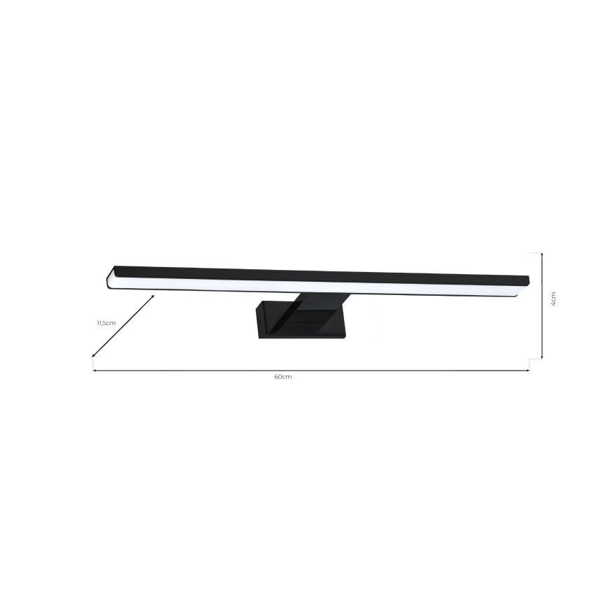 Светодиодный настенный светильник для ванной комнаты SHINE 1xLED/13,8W/230V IP44