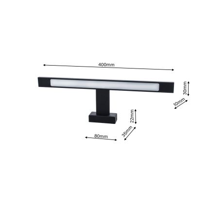 Светодиодный настенный светильник для ванной комнаты SHINE 1xLED/7W/230V IP44