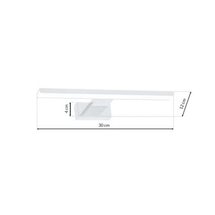 Светодиодный настенный светильник для ванной комнаты SHINE 1xLED/7W/230V IP44