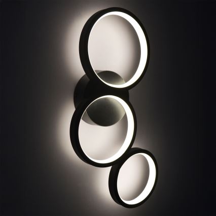 Светодиодный настенный светильник FLAMENCO LED/23W/230V 4000K черный
