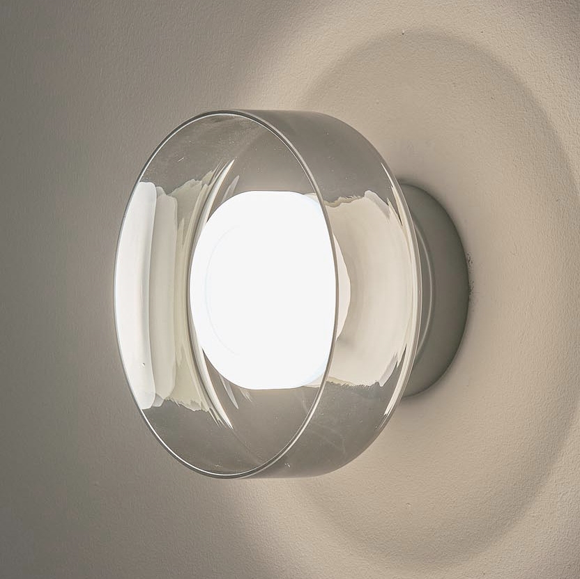 Светодиодный настенный светильник LED/8W/230V 3000K черный/дымчатый