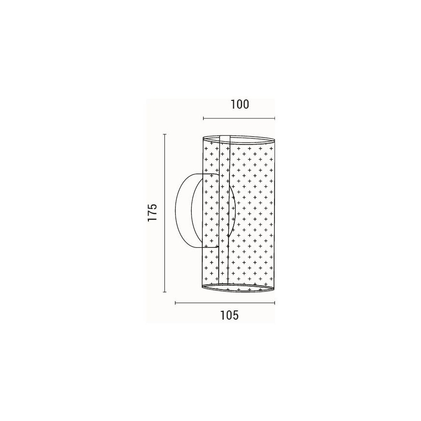 Светодиодный настенный светильник LED/8W/230V 3000K