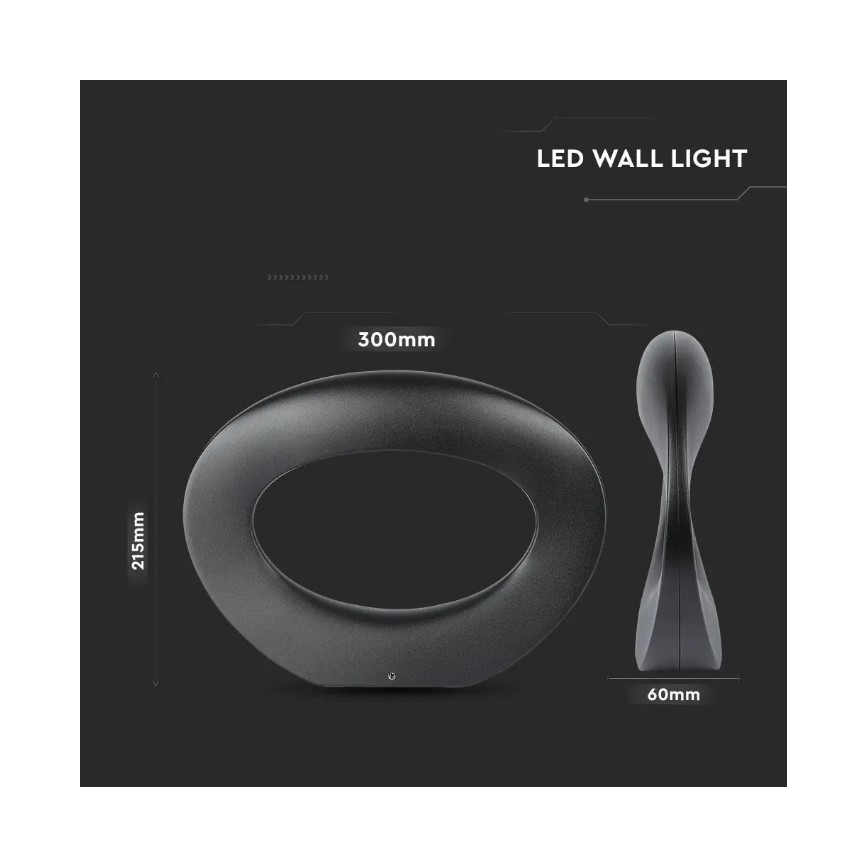 Светодиодный настенный светильник LED/9W/230V