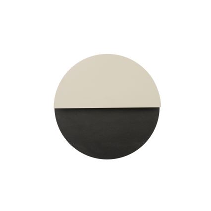Светодиодный настенный светильник LUNA LED/7W/230V диаметр 26 см черный/бежевый