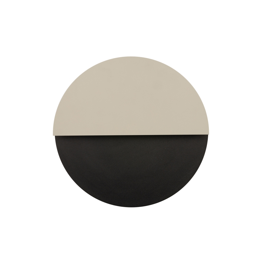 Светодиодный настенный светильник LUNA LED/7W/230V диаметр 36 см черный/бежевый