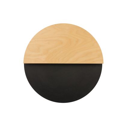 Светодиодный настенный светильник LUNA LED/7W/230V диаметр 36 см черный/бежевый