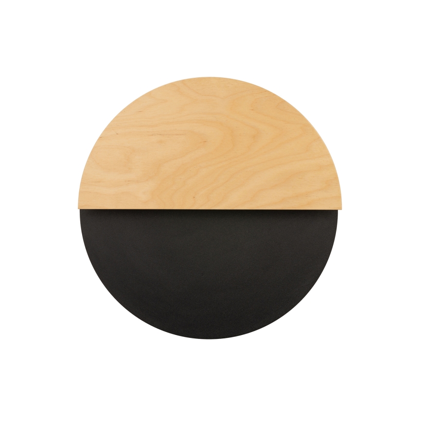 Светодиодный настенный светильник LUNA LED/7W/230V диаметр 36 см черный/бежевый