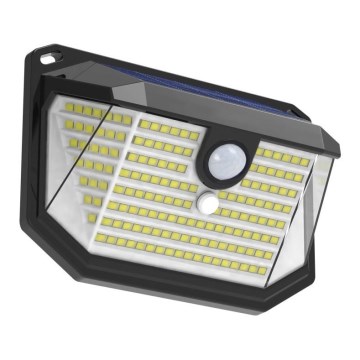 Светодиодный настенный светильник на солнечной батарее с датчиком LED/4W/5,5V IP65 1200 mAh