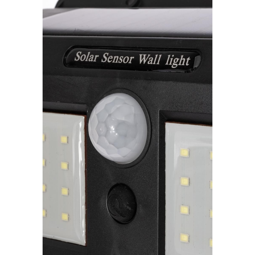 Светодиодный настенный светильник на солнечной батарее с датчиком LED/1,2W/3,7V 2400 mAh IP54