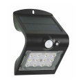 Светодиодный настенный светильник на солнечной батарее с датчиком LED/1,5W IP65