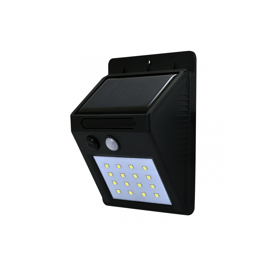Светодиодный настенный светильник на солнечной батарее с датчиком LED/2,2W IP44