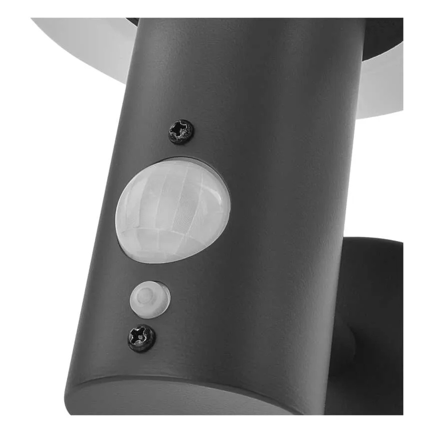 Светодиодный настенный светильник на солнечной батарее с датчиком LED/2W/3,7V 1200 mAh IP44