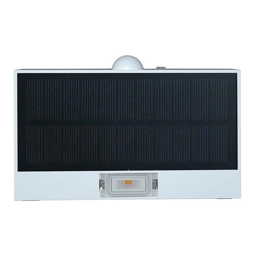 Светодиодный настенный светильник на солнечной батарее с датчиком LED/3W/3,7V 3000K/4000K IP65 белый