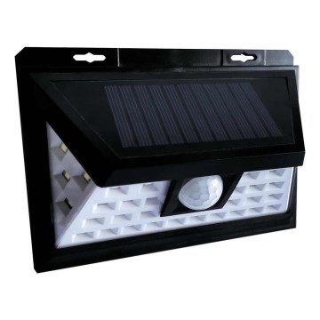 Светодиодный настенный светильник на солнечной батарее с датчиком LED/5W/3,7V 1800 mAh IP65