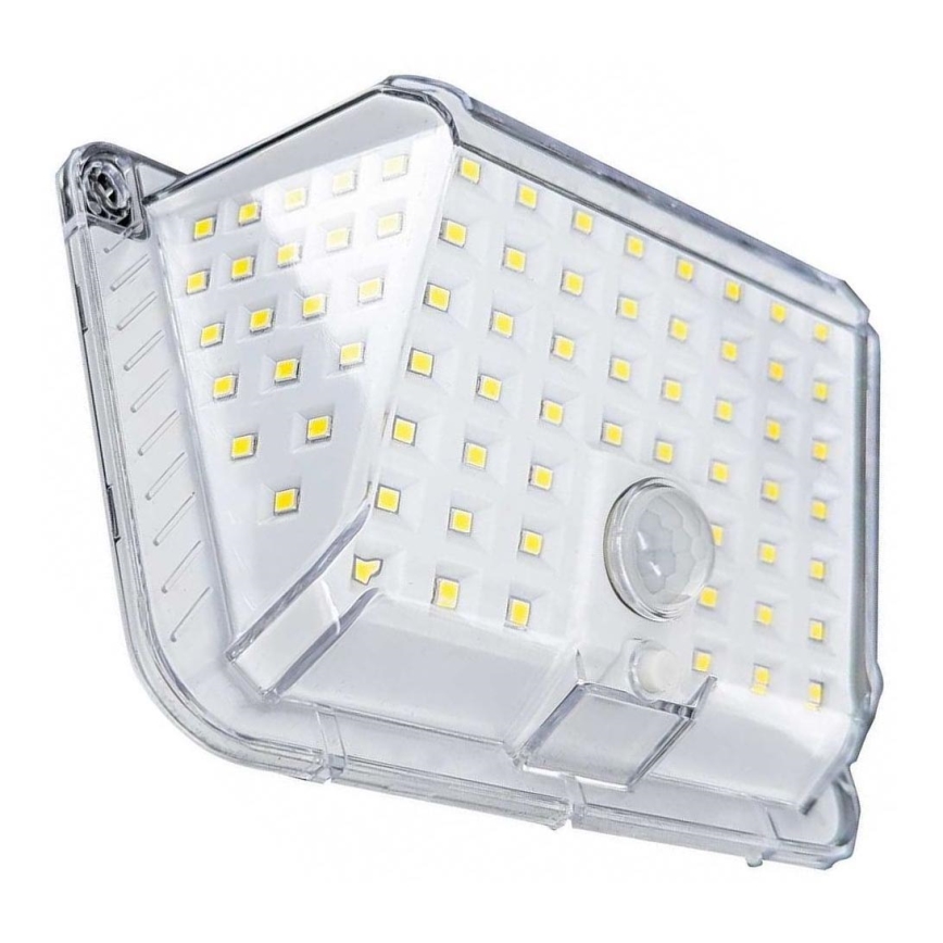 Светодиодный настенный светильник на солнечной батарее с датчиком LED/5W IP44