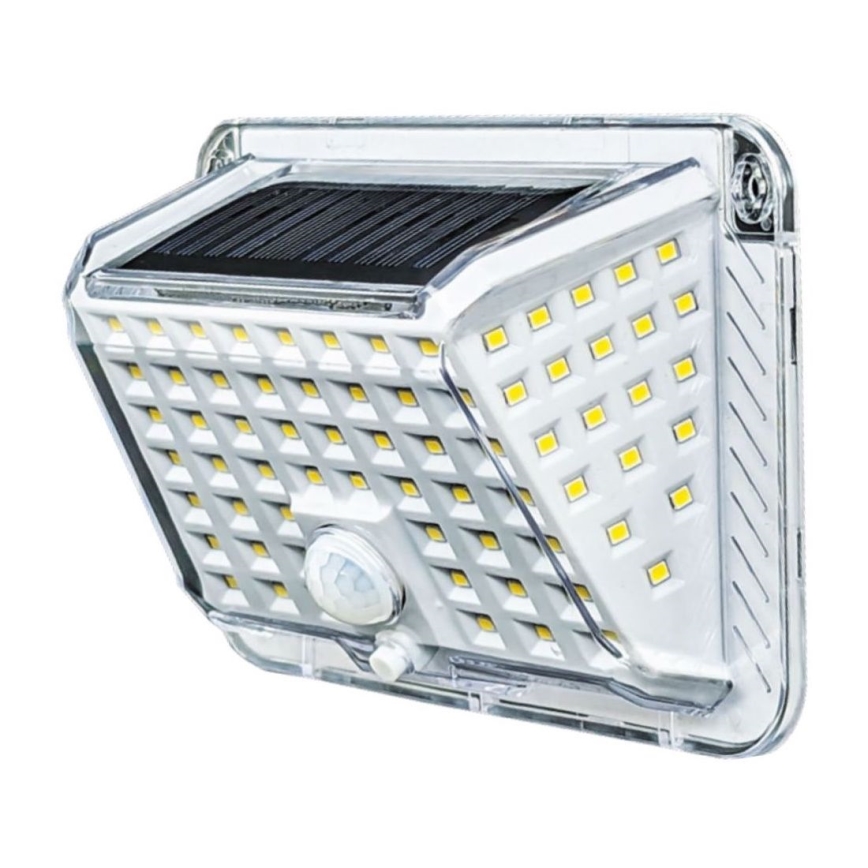 Светодиодный настенный светильник на солнечной батарее с датчиком LED/5W IP44
