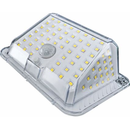 Светодиодный настенный светильник на солнечной батарее с датчиком LED/5W IP44