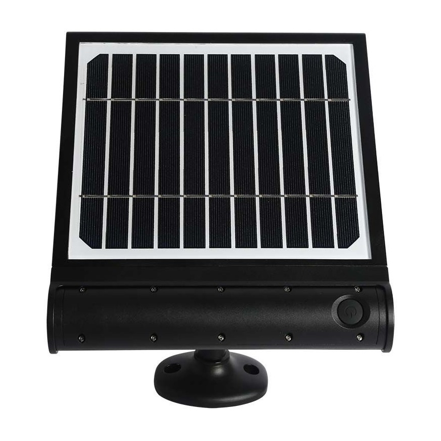 Светодиодный настенный светильник на солнечной батарее с датчиком LED/8W/3,7V IP65 3000K