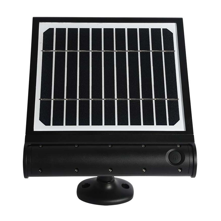 Светодиодный настенный светильник на солнечной батарее с датчиком LED/8W/3,7V IP65 4000K