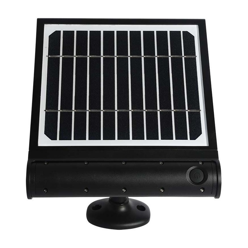 Светодиодный настенный светильник на солнечной батарее с датчиком LED/8W/3,7V IP65 6000K 4000 mAh