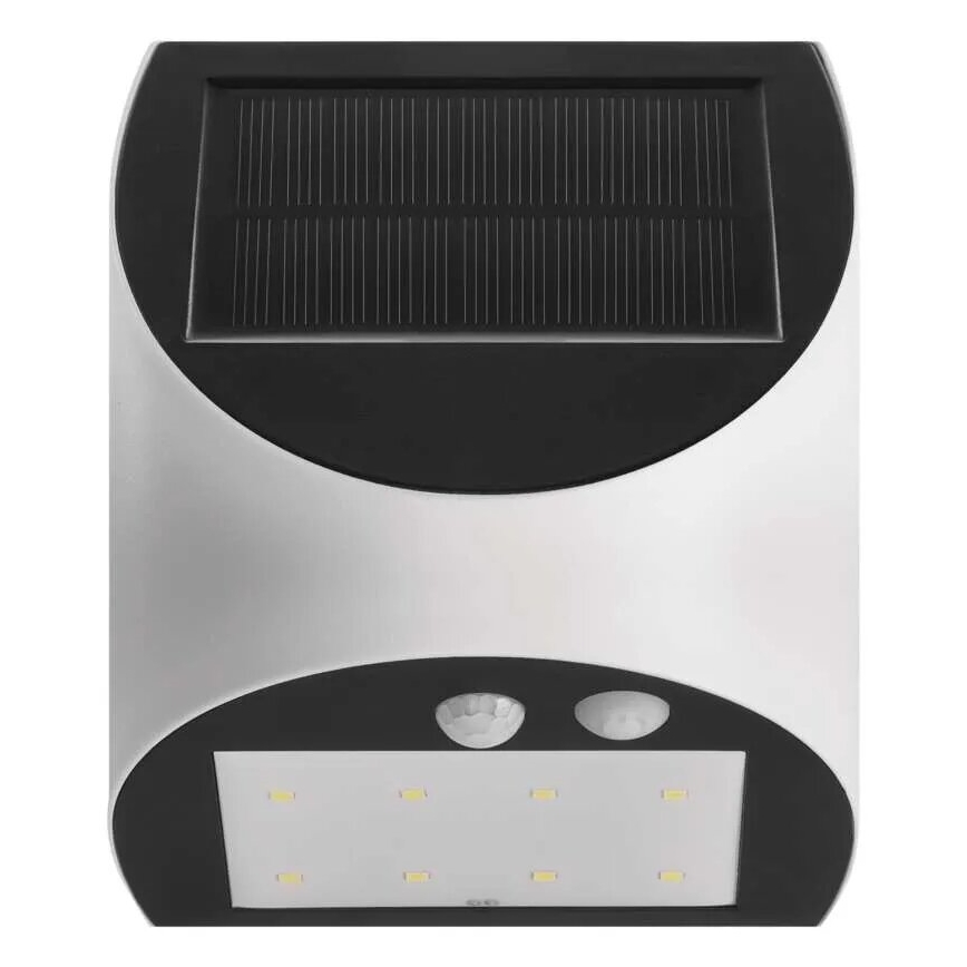 Светодиодный настенный светильник на солнечной батарее с датчиком LUMI LED/3,7W 1200mAh IP54 белый