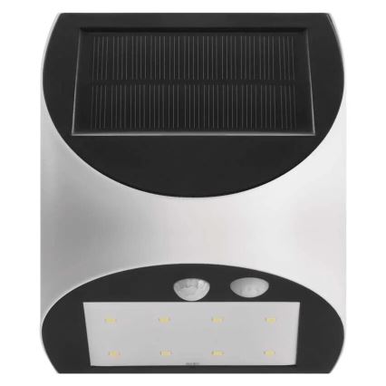 Светодиодный настенный светильник на солнечной батарее с датчиком LUMI LED/3,7W IP54 белый