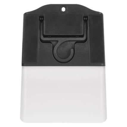 Светодиодный настенный светильник на солнечной батарее с датчиком LUMI LED/3,7W IP65 черный