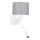 Светодиодный настенный светильник POLO 1xE27/40W+LED/2W 230V белый