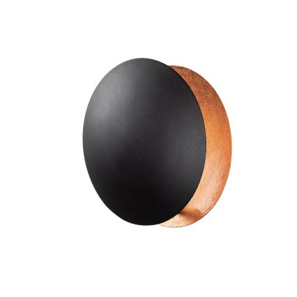 Светодиодный настенный светильник YOSMA LED/5W/230V 3000K черный/медный