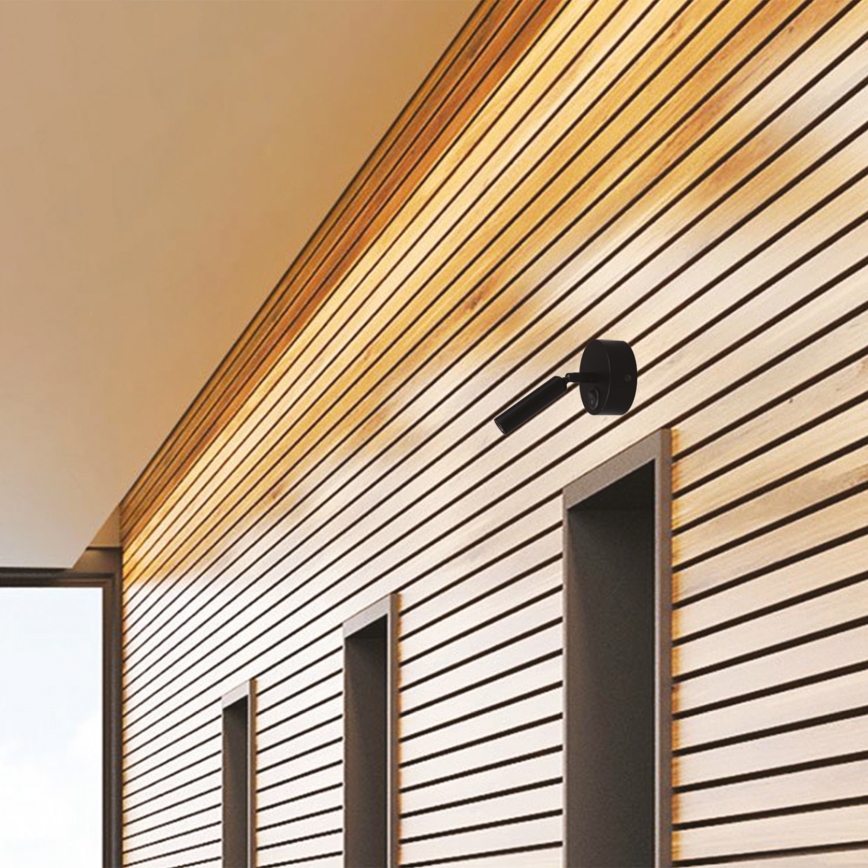 Светодиодный настенный точечный светильник ARISTON LED/3W/230V 3000K черный