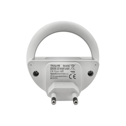 Светодиодный ночник с датчиком освещенности LED/0,5W/230V белый