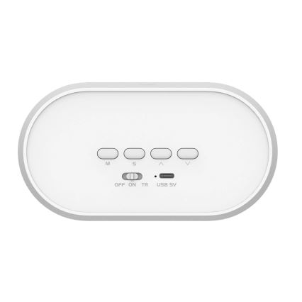 Светодиодный ночник с регулированием яркости и будильником BUNNY LED/1,2W/5V 3000K