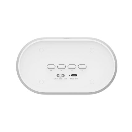 Светодиодный ночник с регулированием яркости и будильником KAJA LED/1,3W/5V 3000K