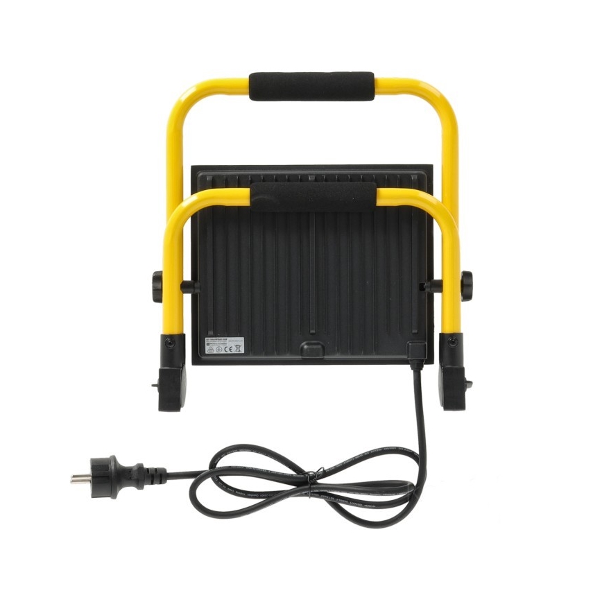 Светодиодный переносной прожектор TIGRA LED/100W/4000K IP54 черный/желтый