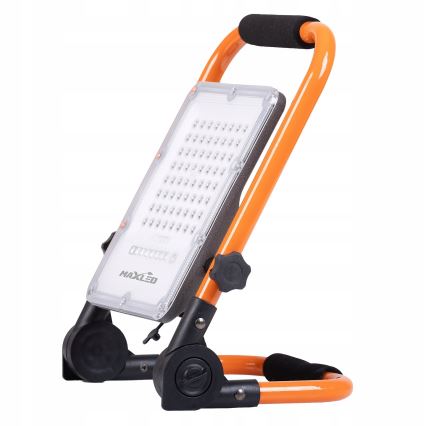 Диммируемый перезаряжаемый светодиодный прожектор со штативом LED/100W/3,2V 4500K 10000 mAh IP65 оранжевый
