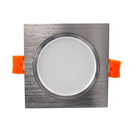 Светодиодный подвесной потолочный угловой светильник VENUS LED/7W/230V серебряный