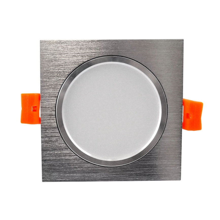 Светодиодный подвесной потолочный угловой светильник VENUS LED/7W/230V серебряный